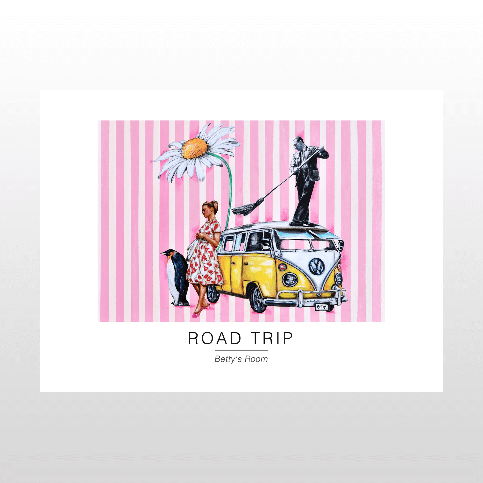 Kunstplakat "Road Trip" 40 x 30 cm - Vægpynt Tilbud