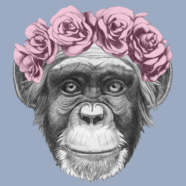 Smukt Kunstværk: Pretty Little Monkey fra Illux