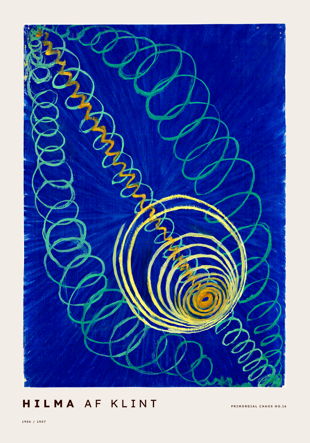 Primordial Chaos No. 16 - Unik Kunstplakat til Hjemmet