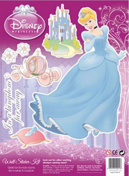Disney Prinsesse Vægklistermærker – Magi til Børneværelset