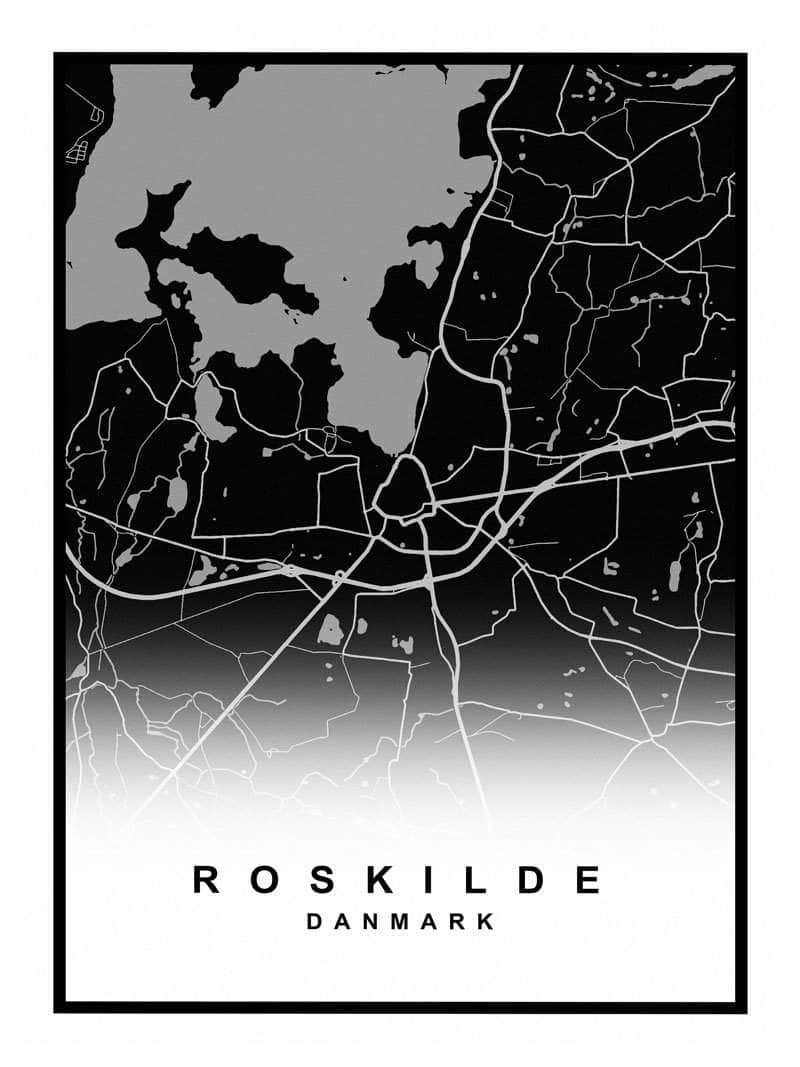 Roskilde Kortplakat – Oplev Din Elskede By i Kunstform