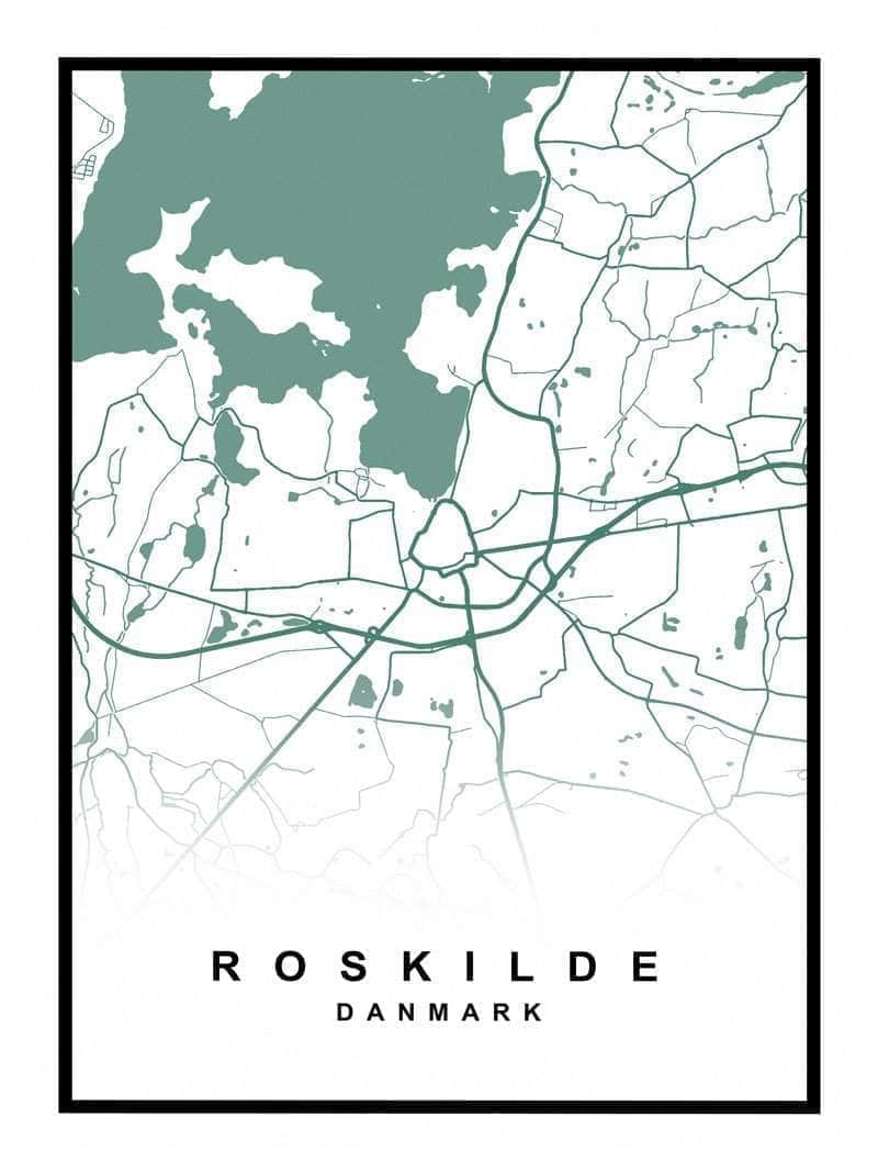 Roskilde Kortplakat – Udforsk Din Elskede By!