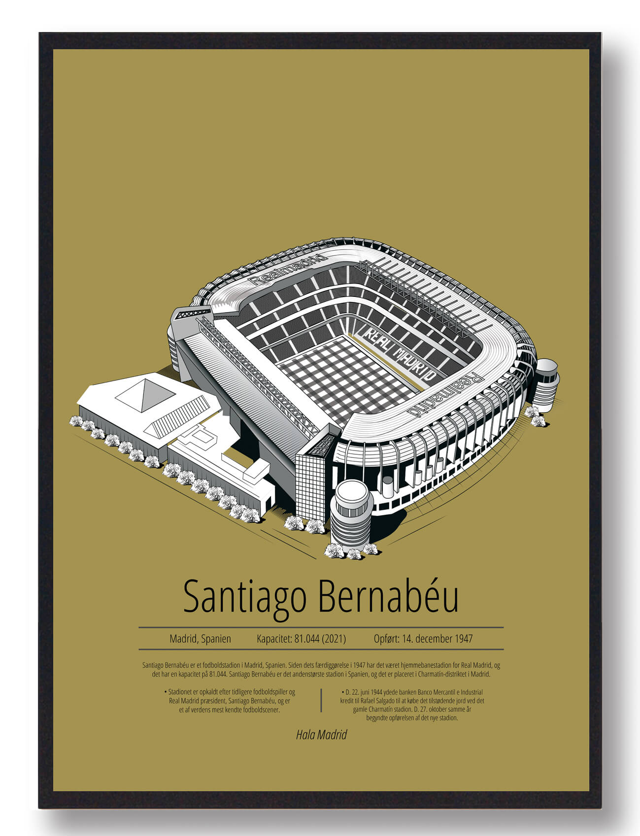 Santiago Bernabeu - Real Madrid - gul