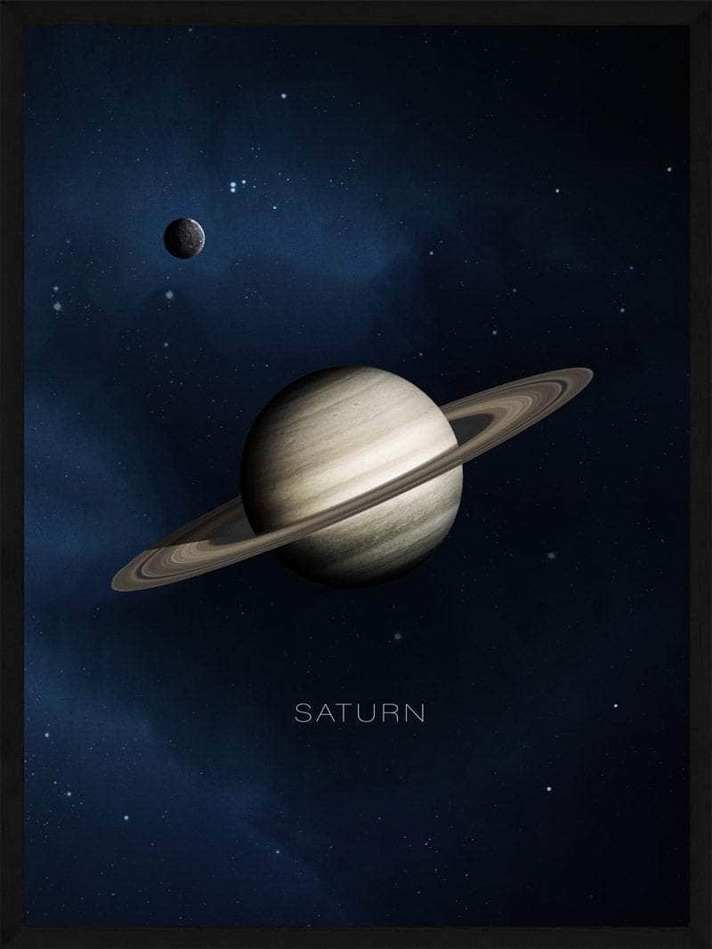 Saturn Plakat - Bring Universets Mystik Ind I Dit Hjem
