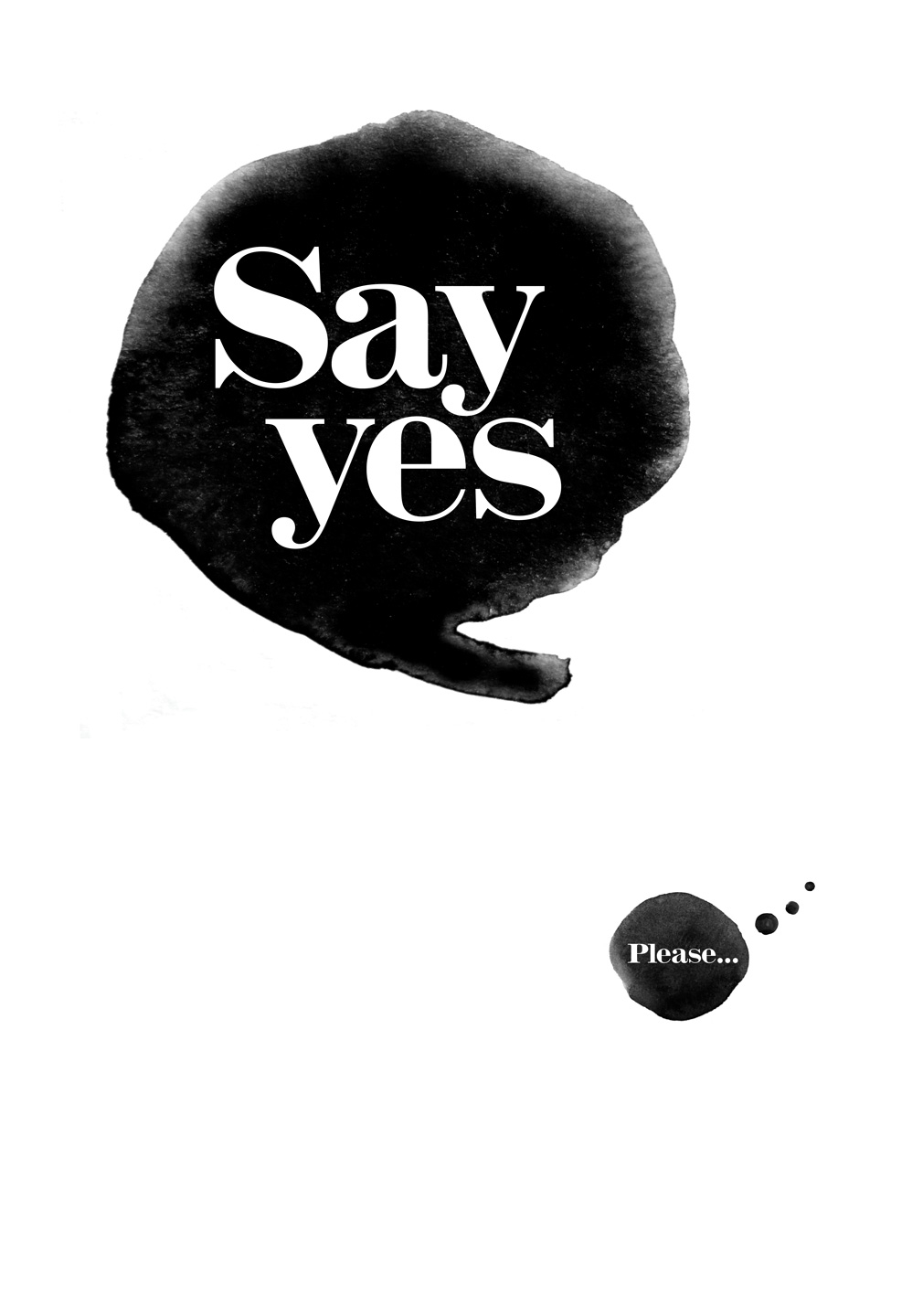 Unikt kunstværk "Say Yes" fra Ten Valleys til hjemmet