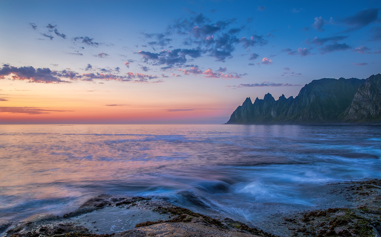 Senja Sunset Kunstværk – Unikt til Dit Hjem