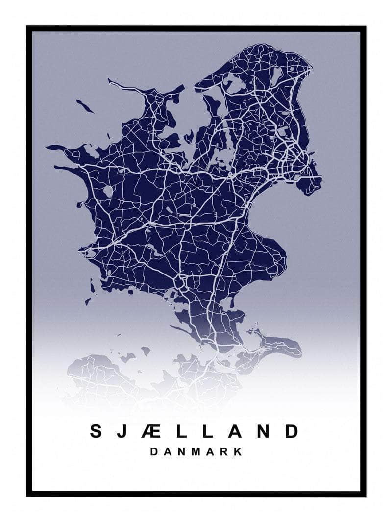 Sjælland Plakat - Perfekt til det moderne hjem