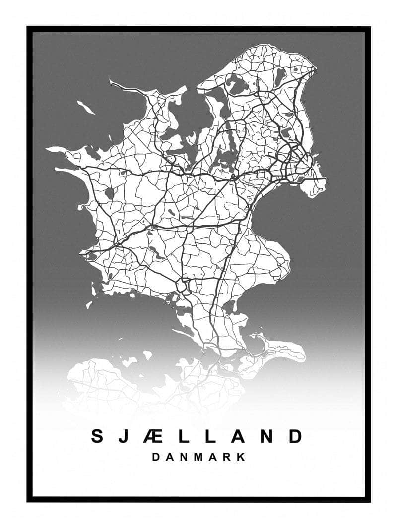 Sjælland Plakat – Skab Hygge i Dit Moderne Hjem!