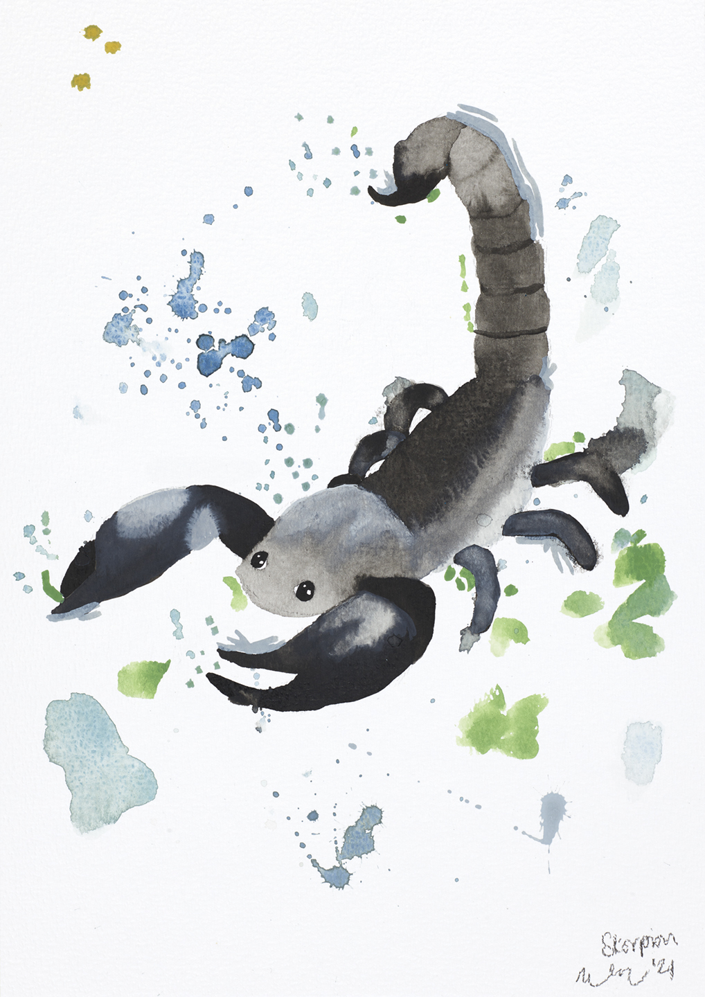 Unikt kunstværk: Skorpionen fra Et Lille Atelier