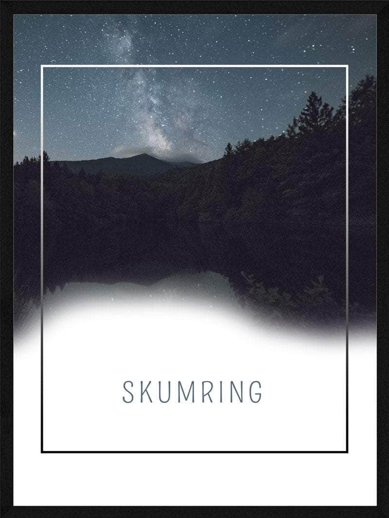Skumring med Nattehimmel Plakat - Unik Naturplakat