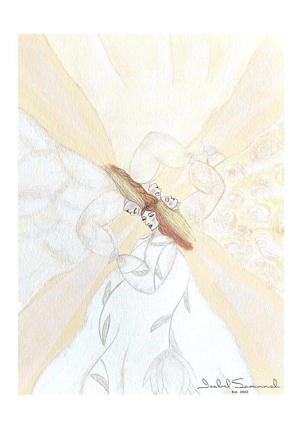 Soal Sun Kunstværk af Isabel Savannah - Unik Dekoration