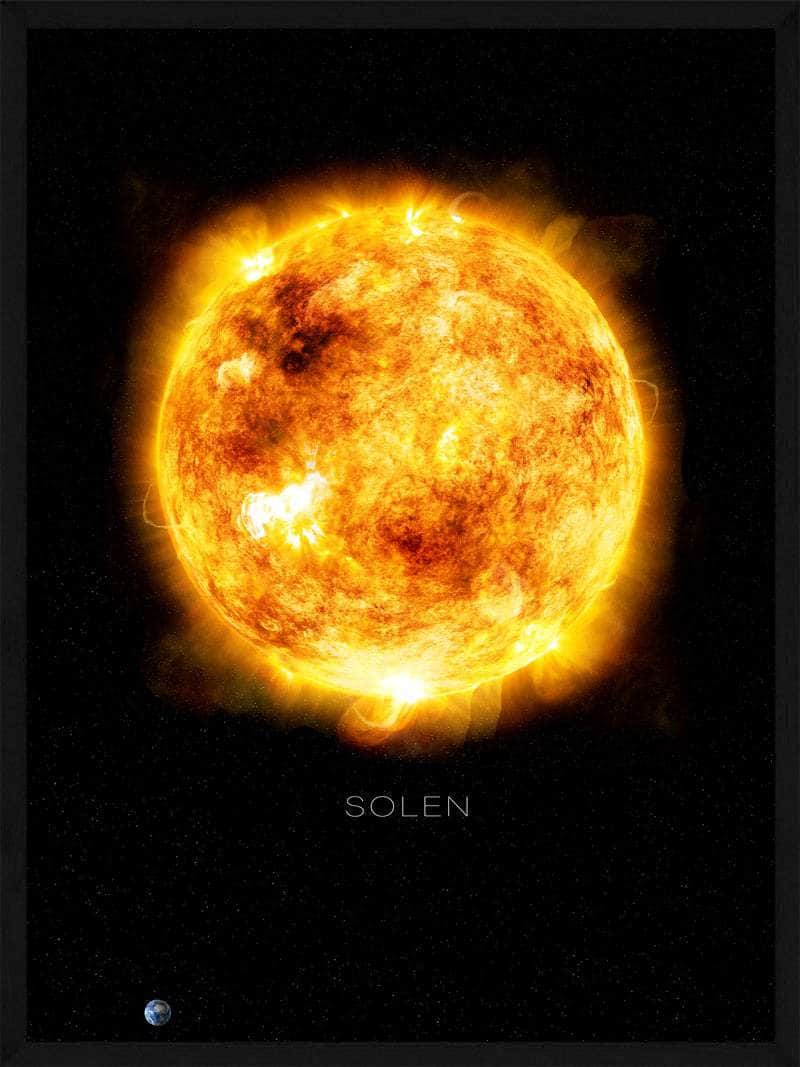 Solen Plakat - Bring Universet Ind i Dit Hjem!