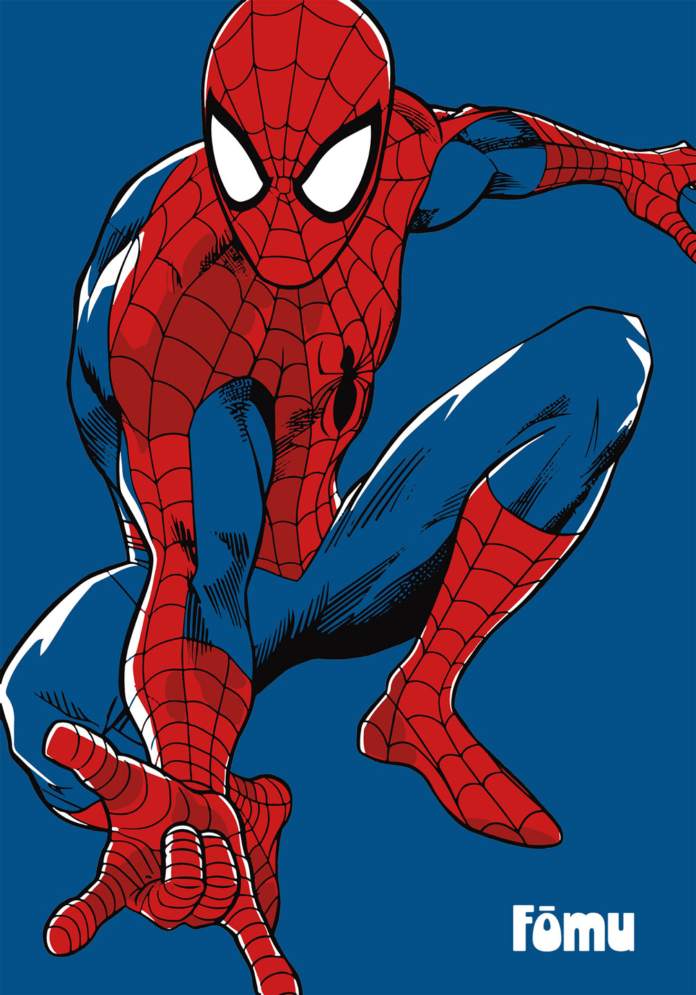 Spiderman Kunstværk af Fåmu Illustrations - Unik Dekoration