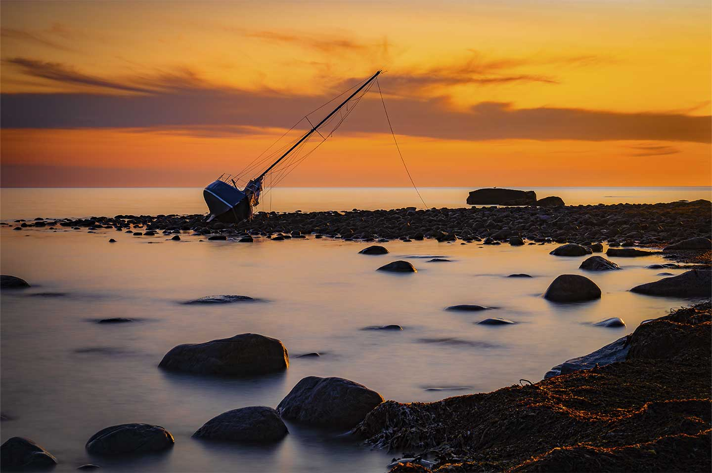 Strandet ved Solnedgang - Cato Johan Rød Fotografi