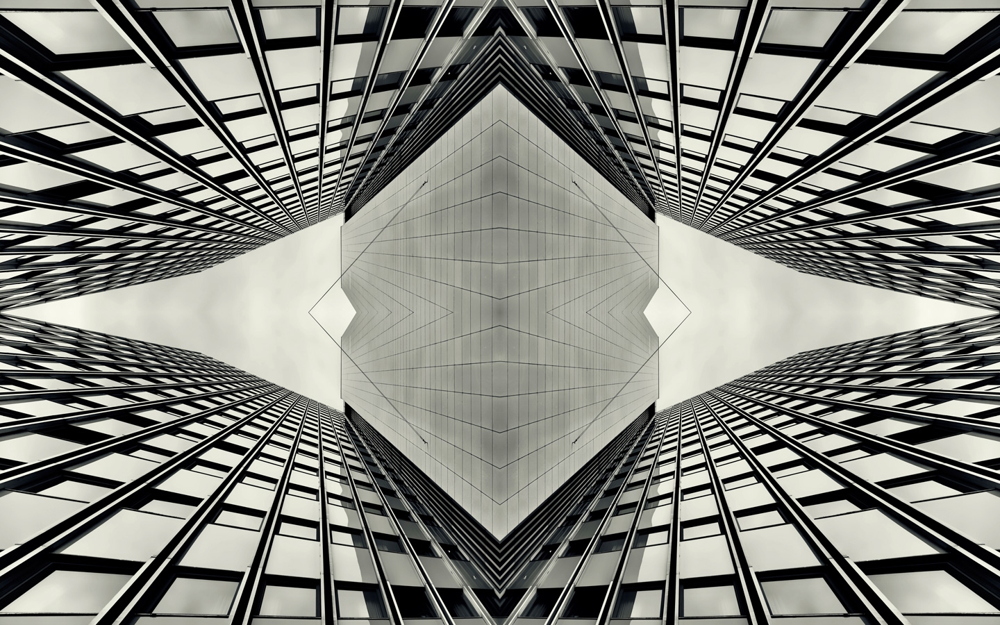 Unik fotokunst: Structure II af Gustavo Orensztajn