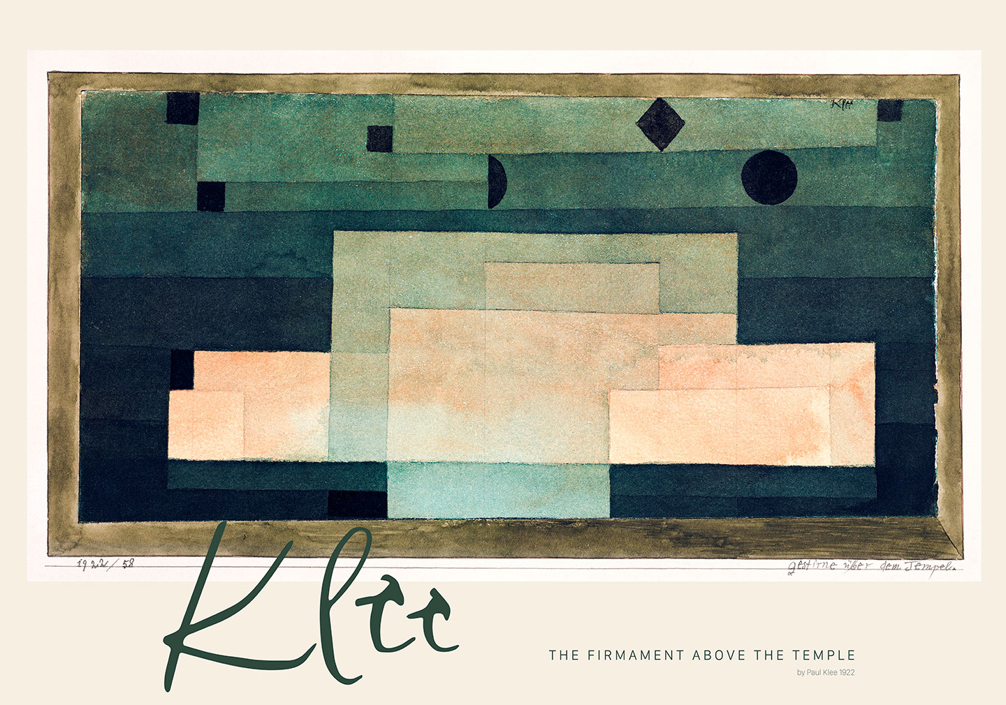 Køb 'The Firmament Above The Temple' - Unik Kunstplakat!