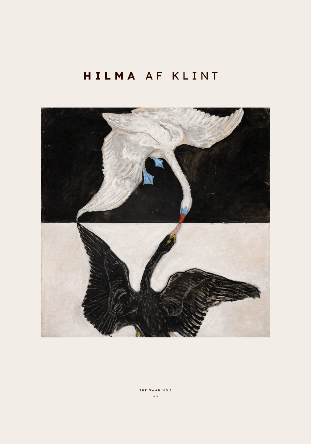 Swan No 1 Plakat - Unik Kunst til Dit Hjem