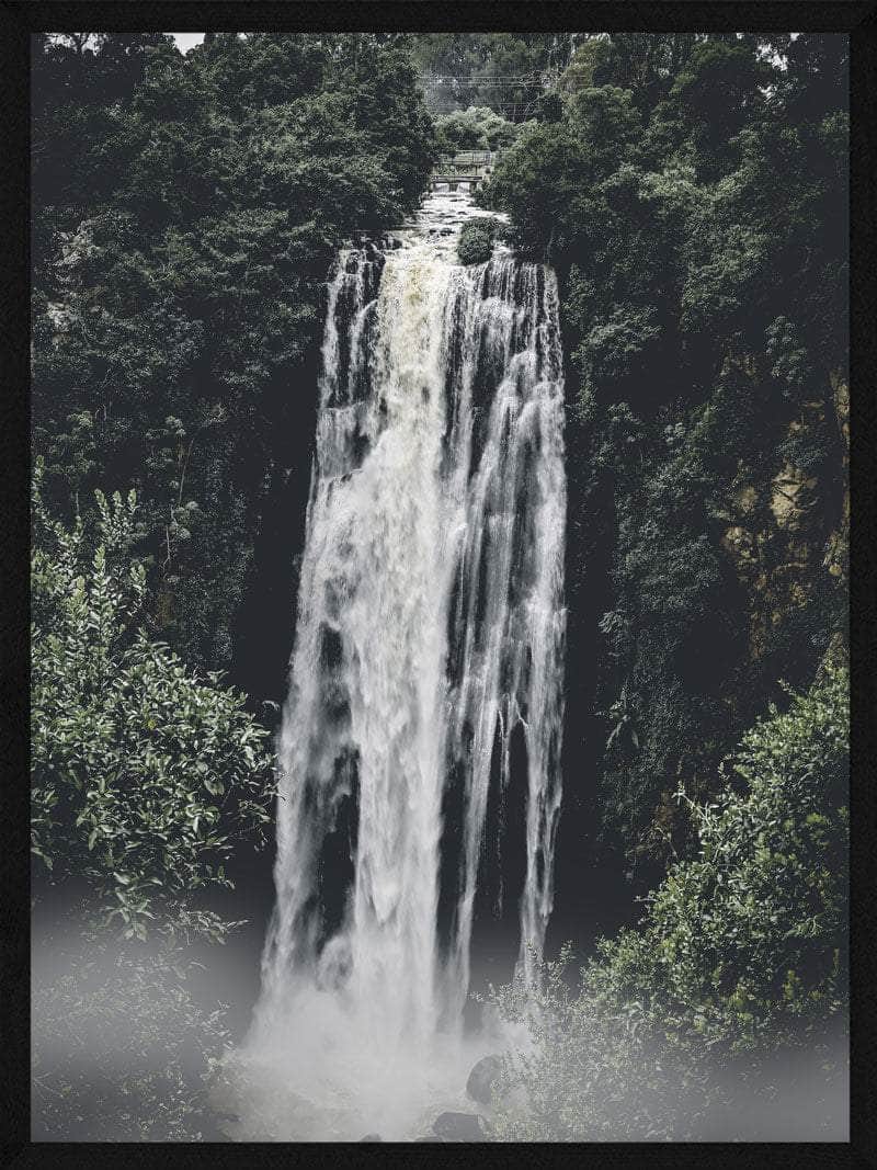 Vandfald Plakat - Smuk Naturplakat til Indretning