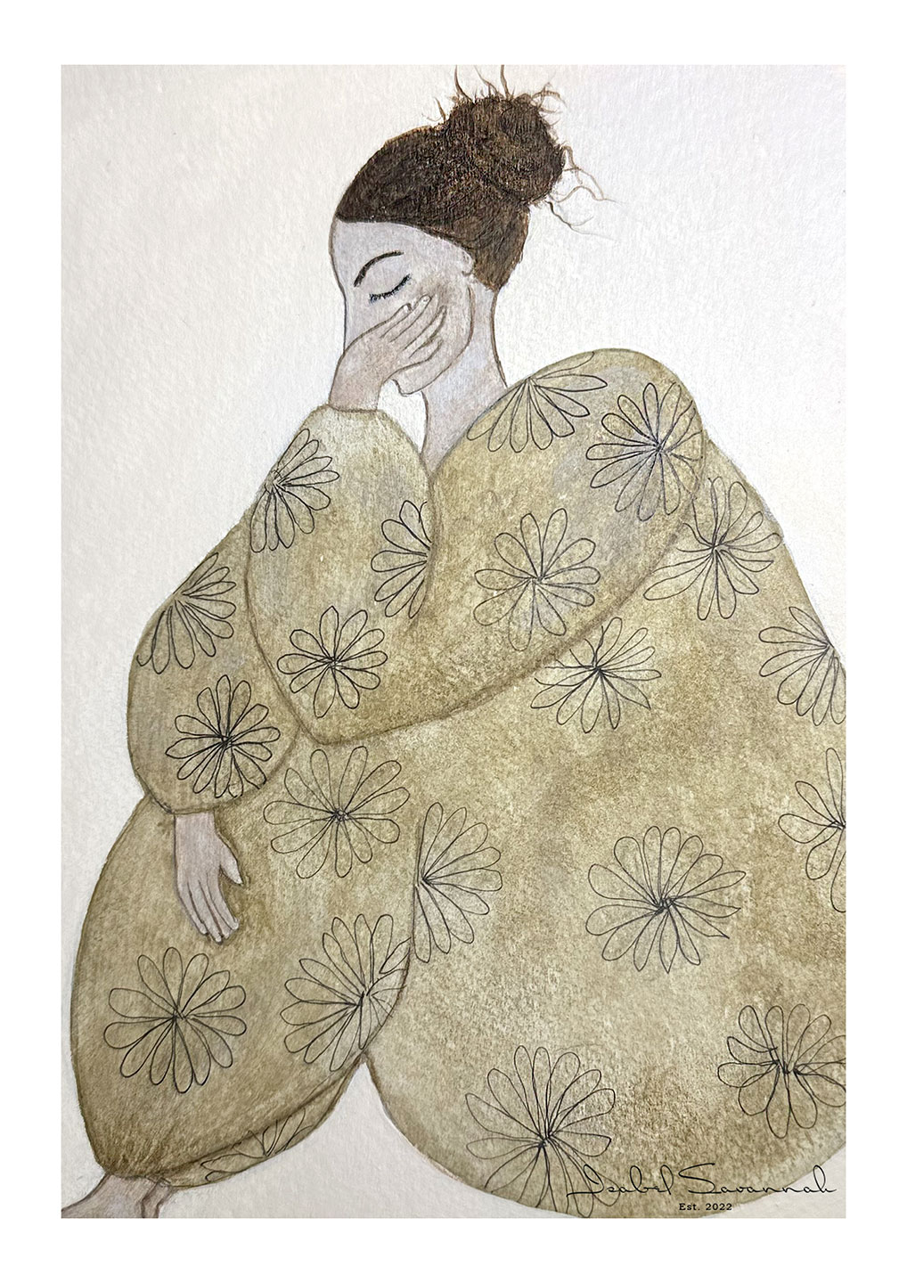 Unikt kunstværk "Vived Thoughts" af Isabel Savannah