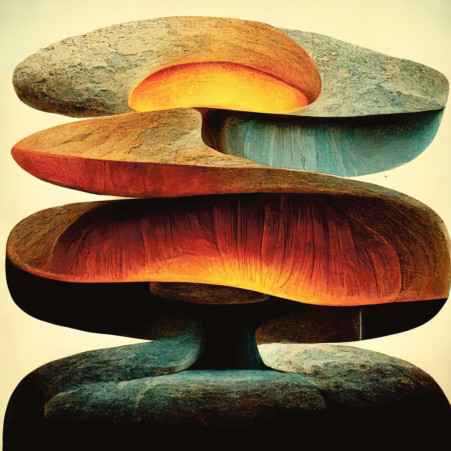 Voluminøse Strata af Yoma.emptylands - Smukt Kunstværk!