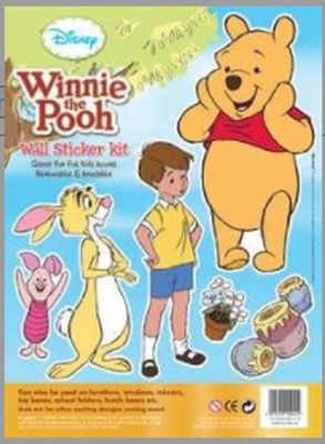 Disney: Winnie the Pooh Aftagelige Vægklistermærker til Børneværelset