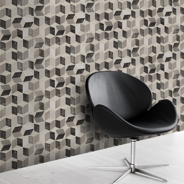 Geometrisk tapet fra Illux - perfekt til dit hjem!