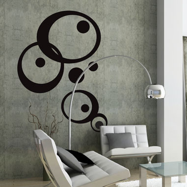 My Roundys vægklistermærke – Heidi Holm Pedersen 100x135 cm
