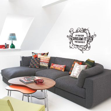 Mydream vægklistermærke af Heidi Holm Pedersen, 42x56 cm