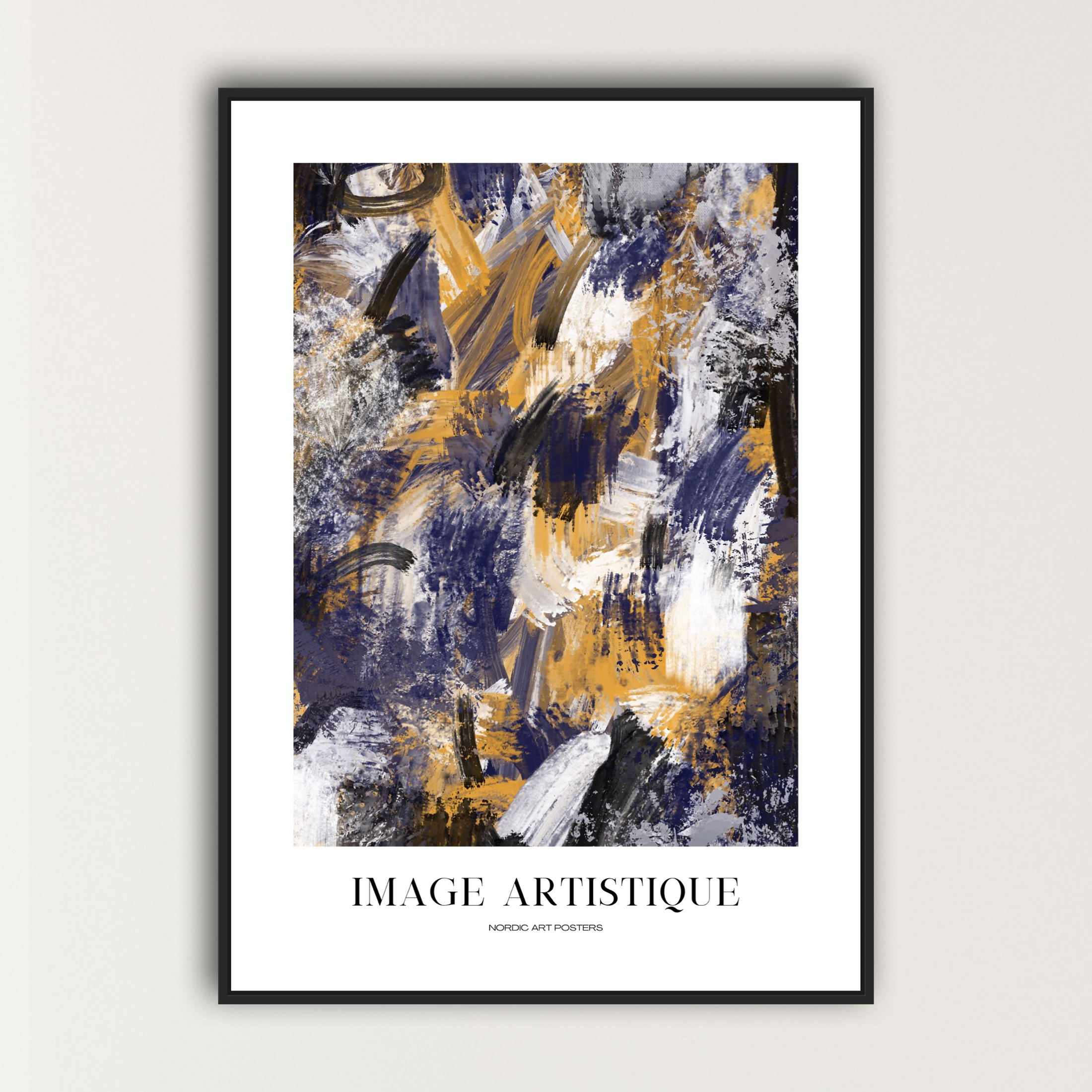 Abstrakt Plakat: Image Artistique No3 50x70cm