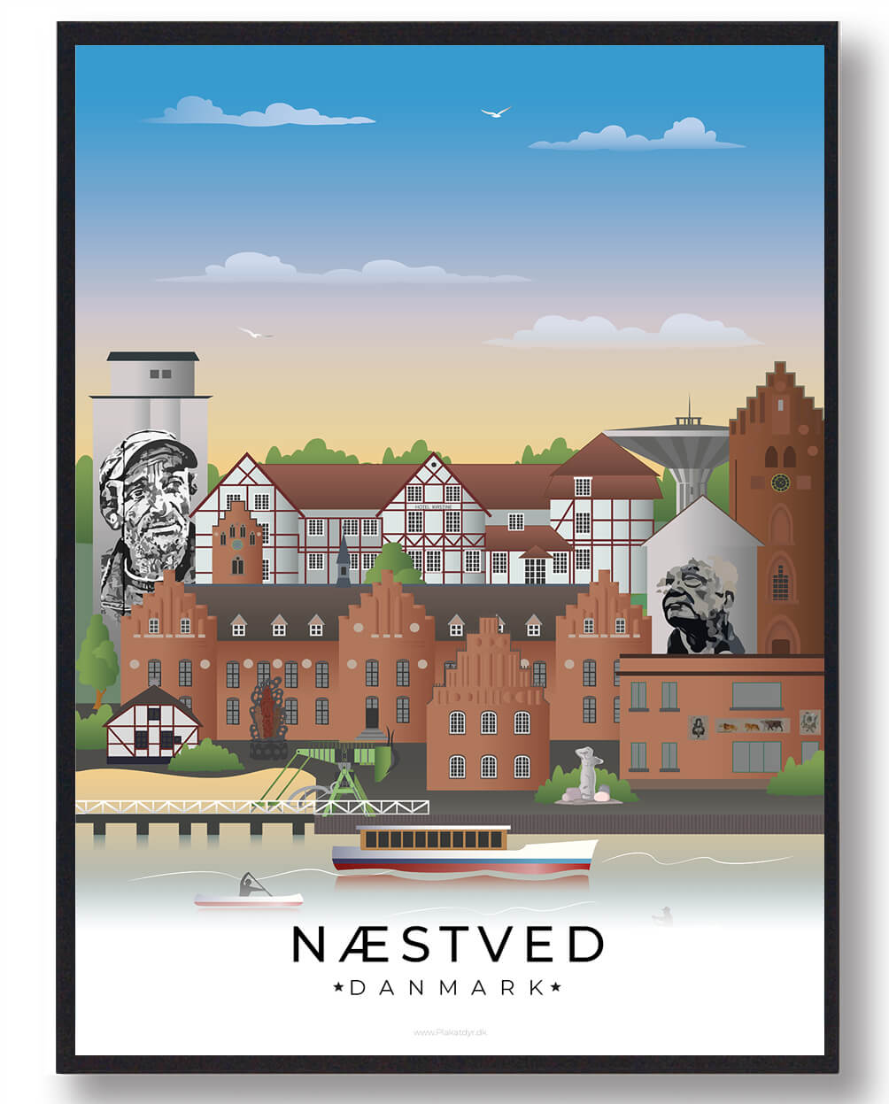 Restparti - Plakat af Næstved By