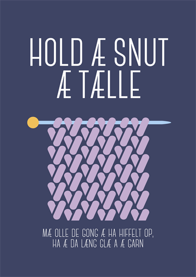 Hold æ Snut - Strik A5 Plakat fra Mutmut