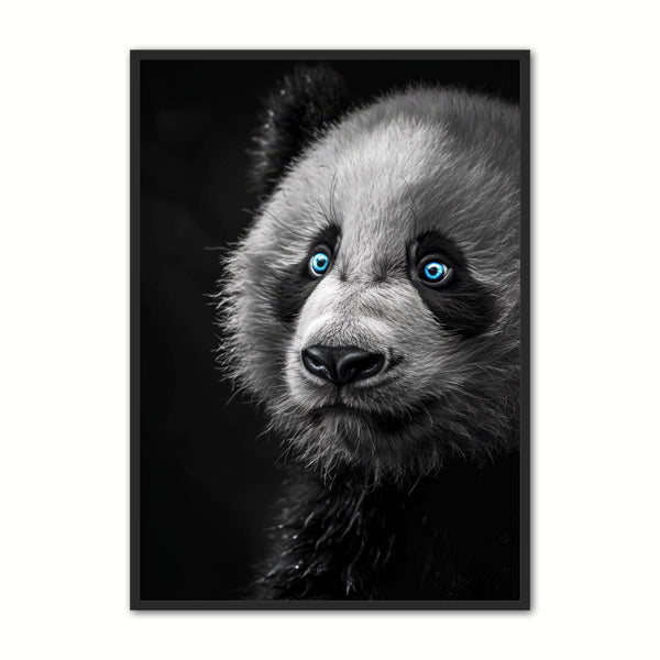 Blå Øjne 18 – Panda Plakat til Dit Hjem