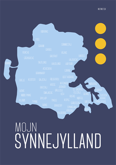 Mojn Synnejylland A5 Plakat – Unik Kunst til Dit Hjem