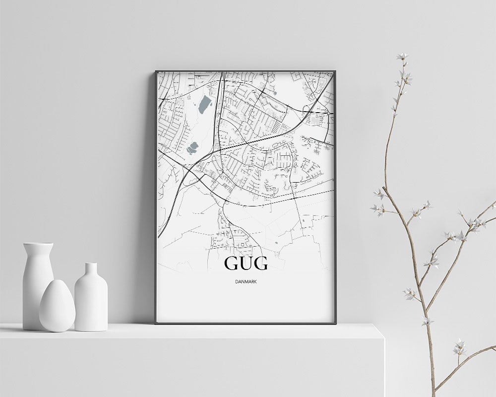 Gug Plakat 70x100 cm – Minimalistisk Kunst til Dit Hjem