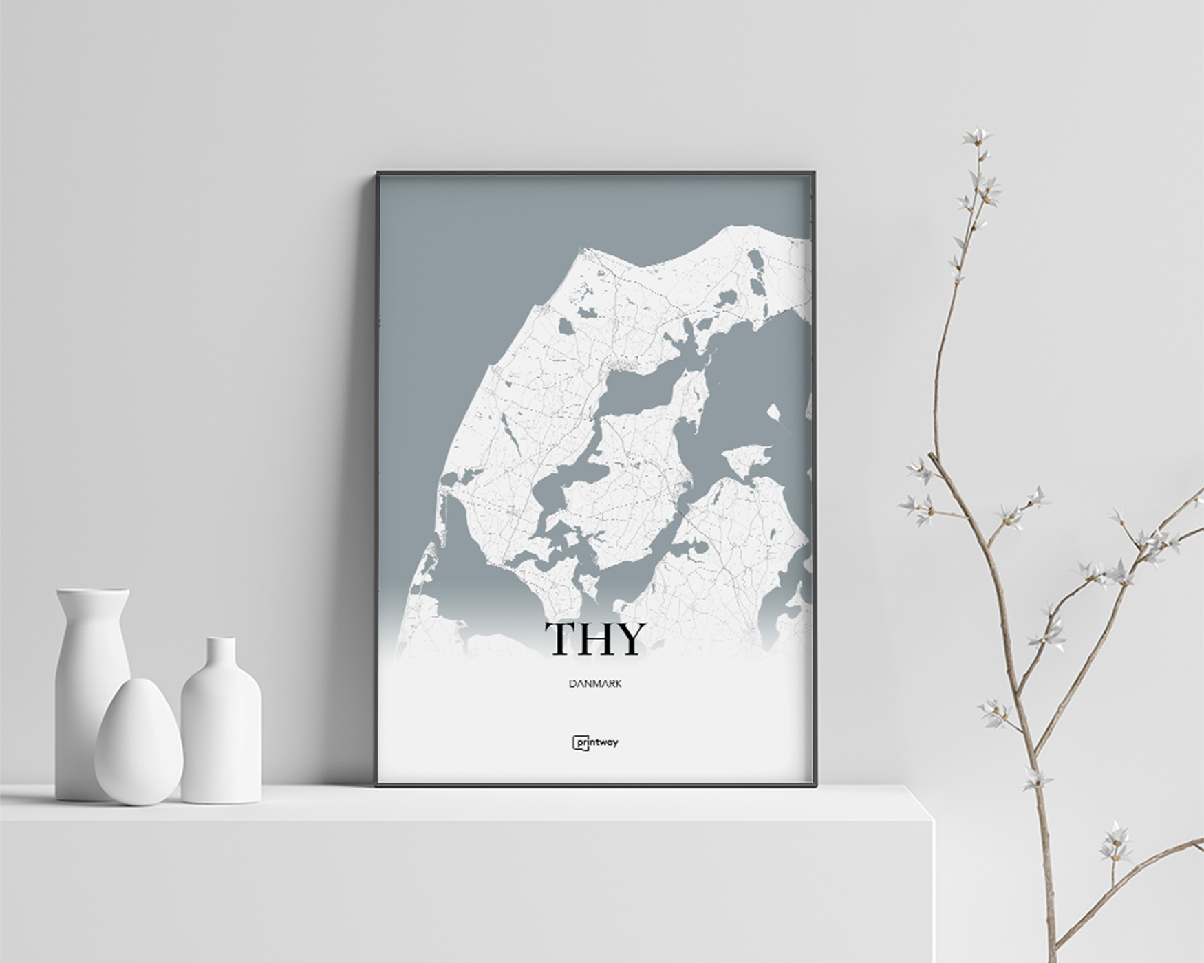 Thy Plakat 21x30 cm – Minimalistisk Design til Dit Hjem