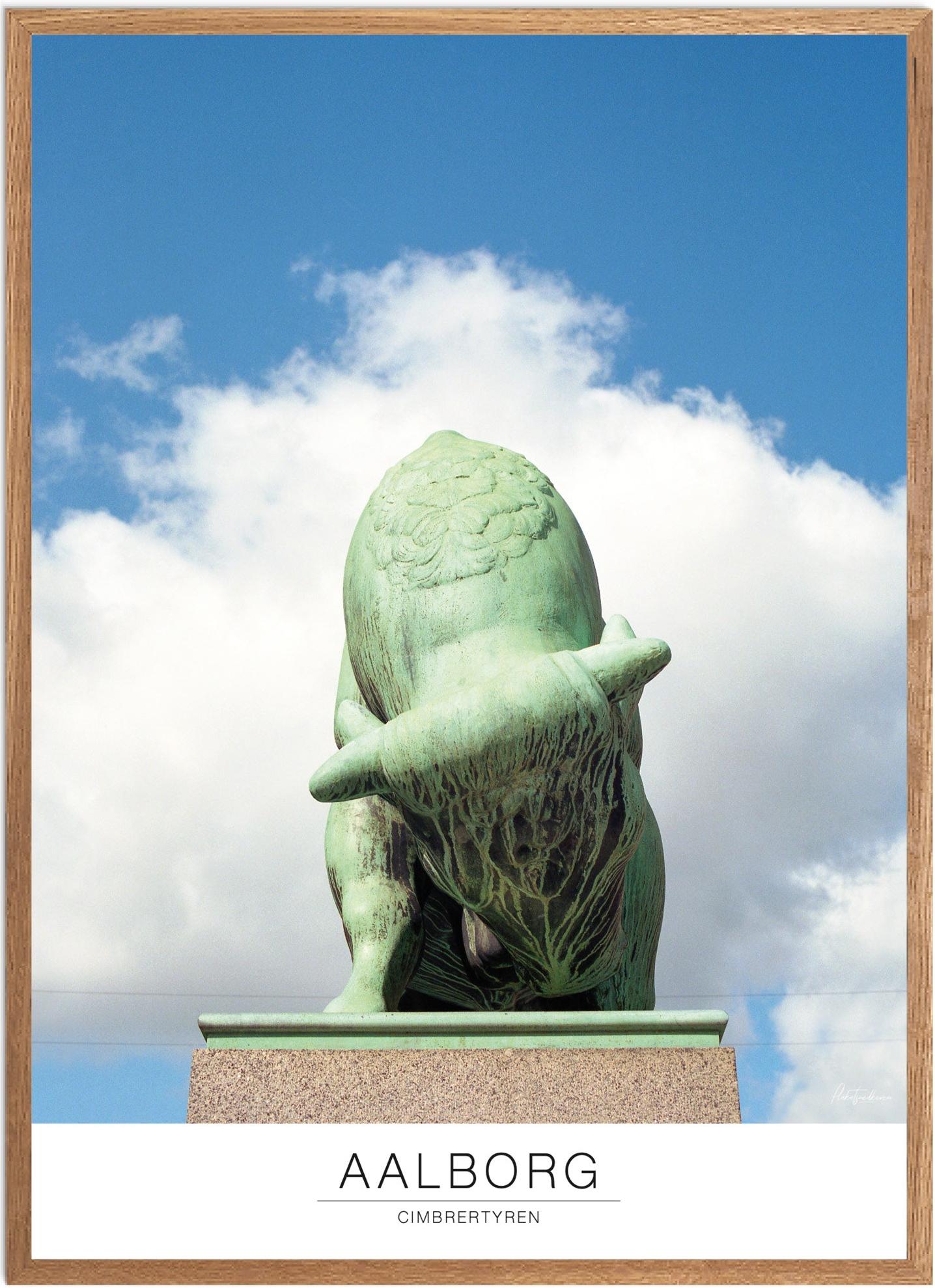Cimbrertyren Plakat | Naturplakat fra Plakatsnedkeren