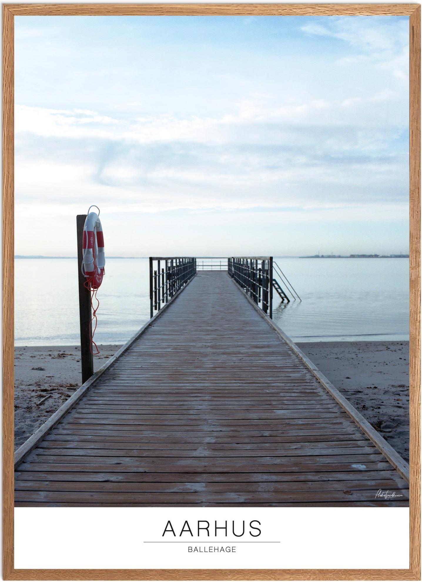 Plakat af Ballehage Strand | Smuk Naturplakat