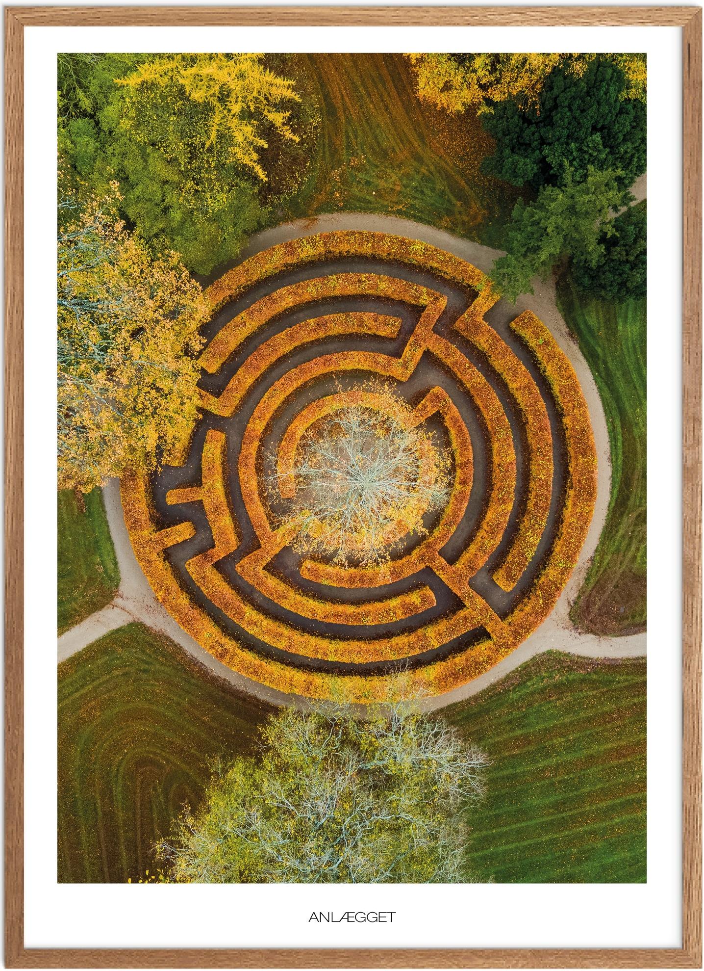 Plakat af Slagelse Lystanlæg | Naturplakat Vestsjælland