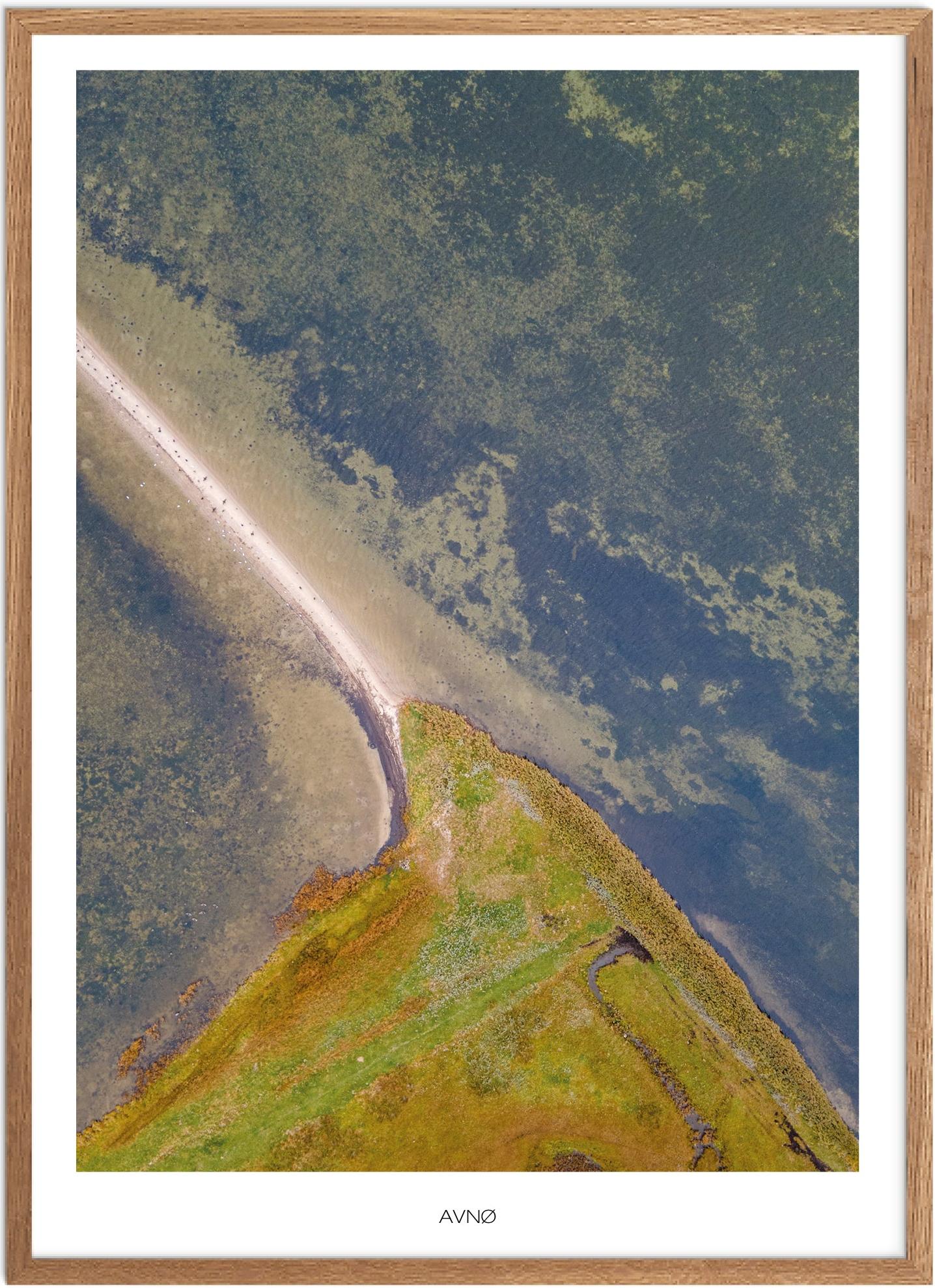 Plakat af Avnø | Naturplakat med skønne landskaber