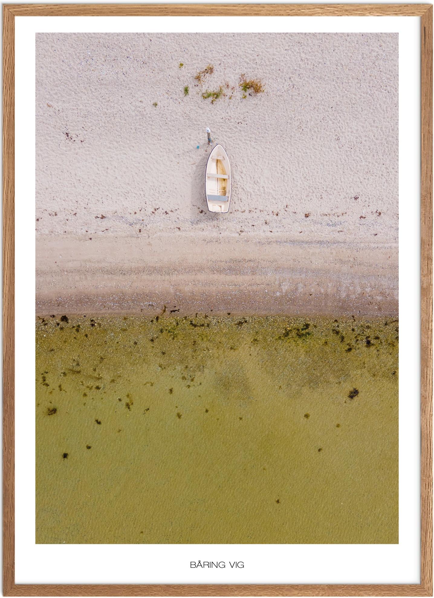 Plakat af Båring Vig | Naturplakat fra Fyn