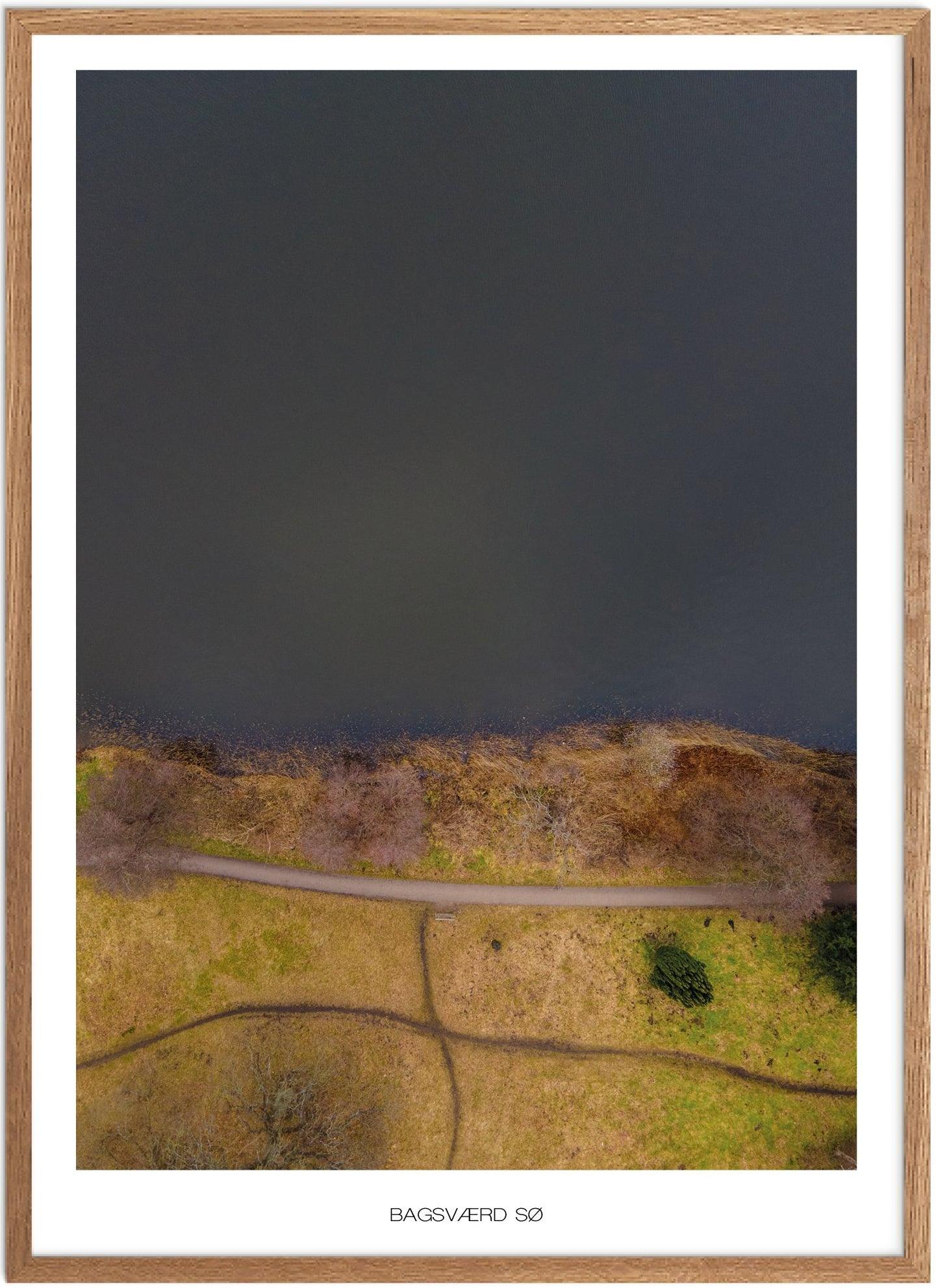Plakat af Bagsværd Sø | Smuk Naturplakat fra Nordsjælland
