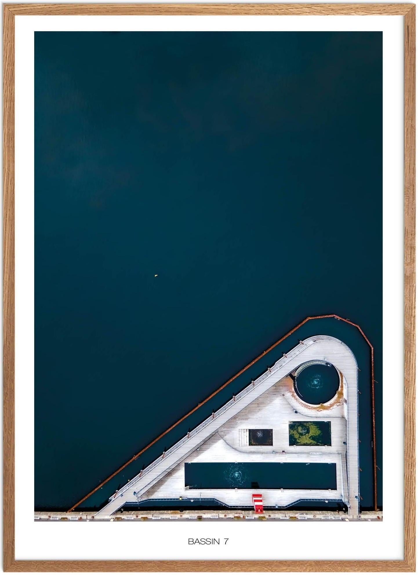 Naturplakat af Bassin 7 i Aarhus – Bestsellers!