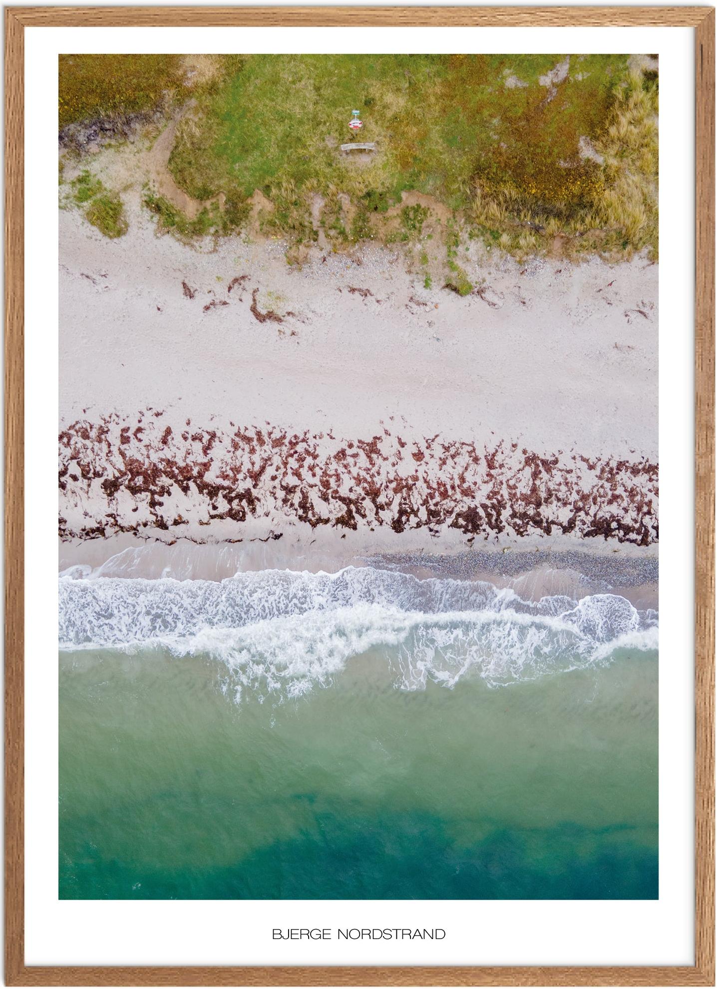 Plakat af Bjerge Nordstrand | Naturplakat til hjemmet