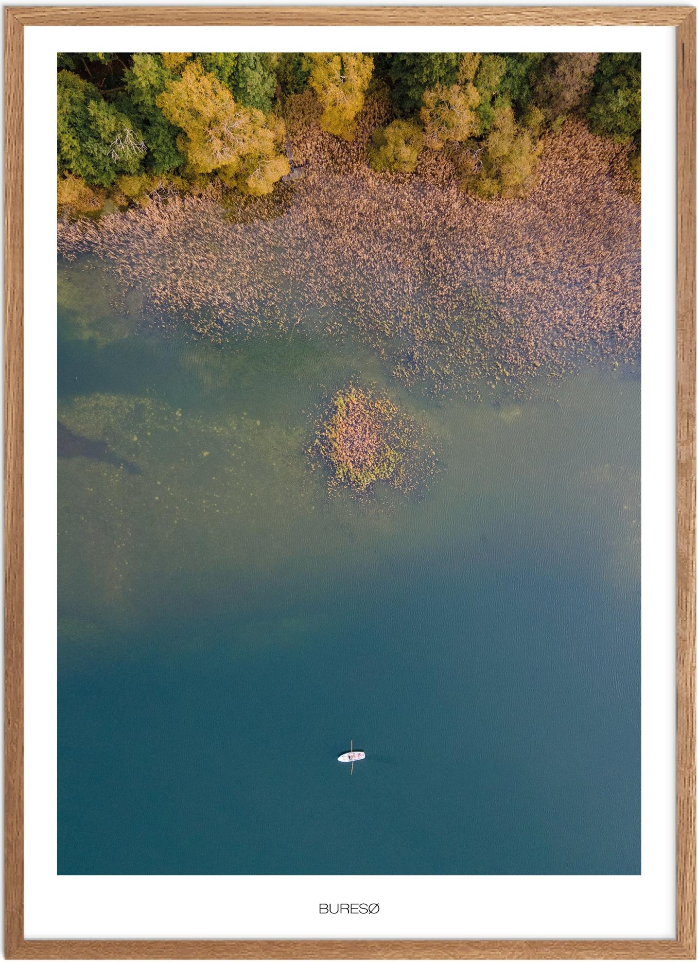 Plakat af Buresø | Smuk naturplakat fra Nordsjælland