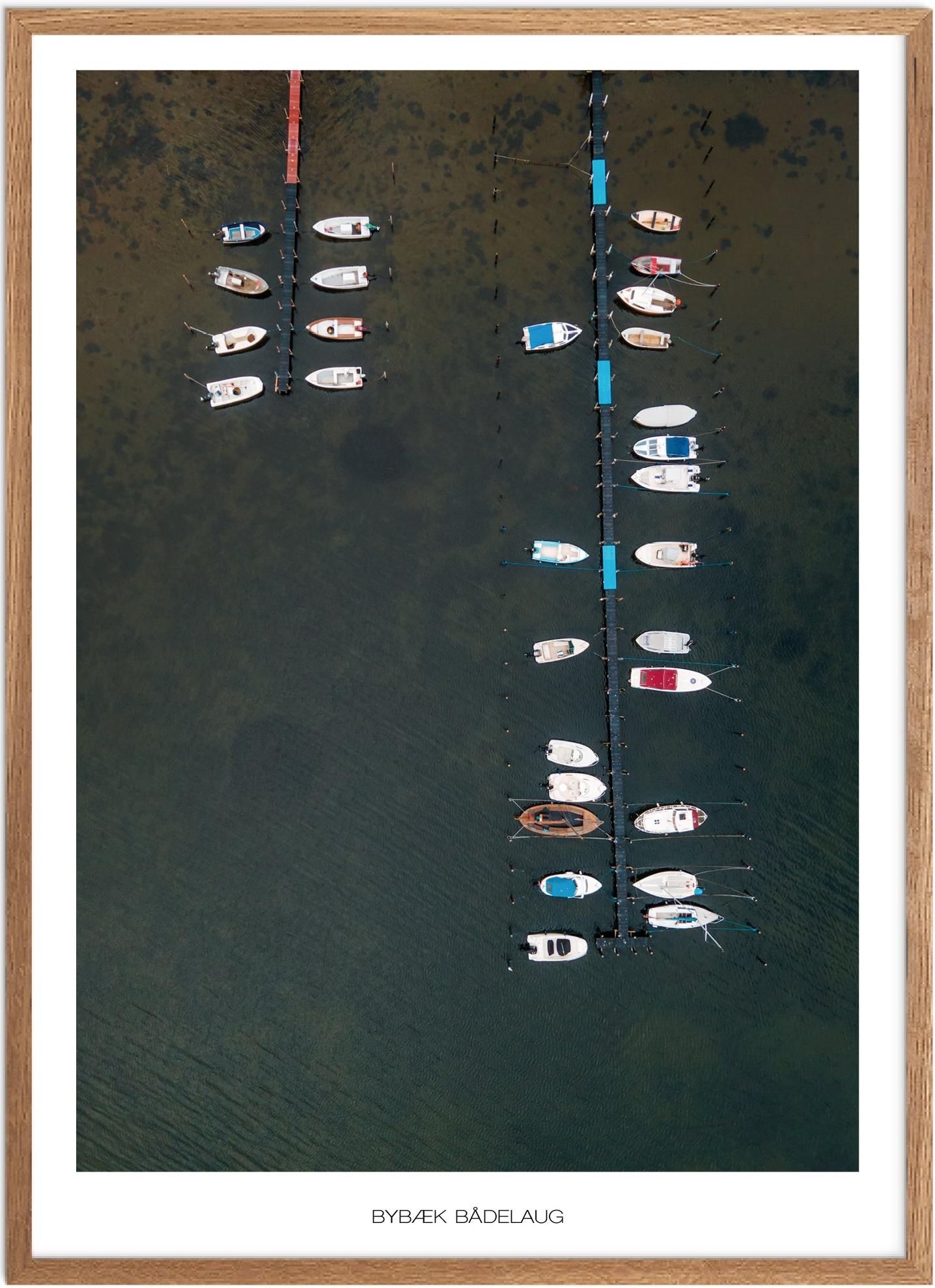 Bybæk Bådelaug Plakat | Naturplakat fra Sydjylland