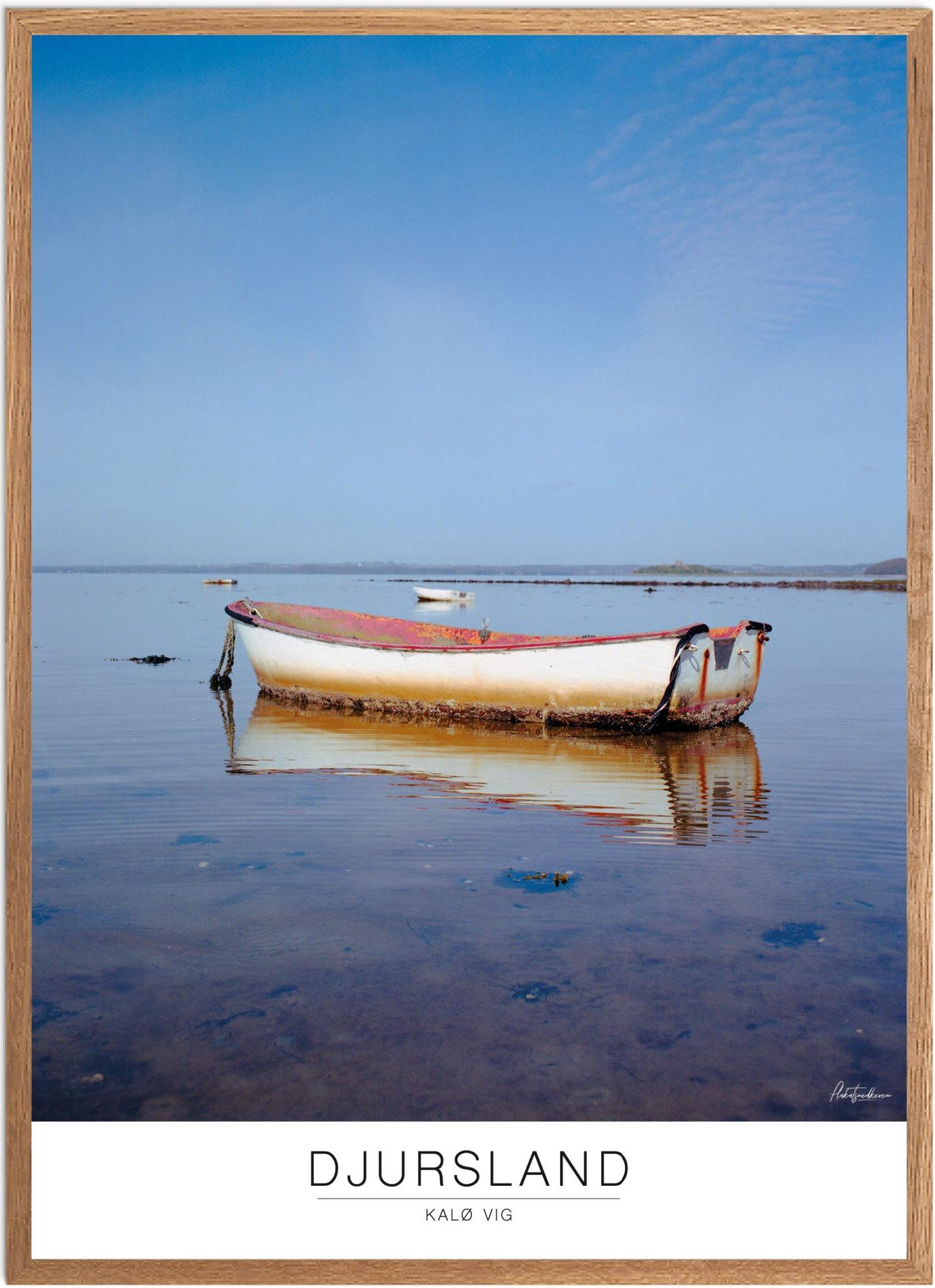 Kalø Vig Plakat | Smuk Naturplakat fra Plakatsnedkeren
