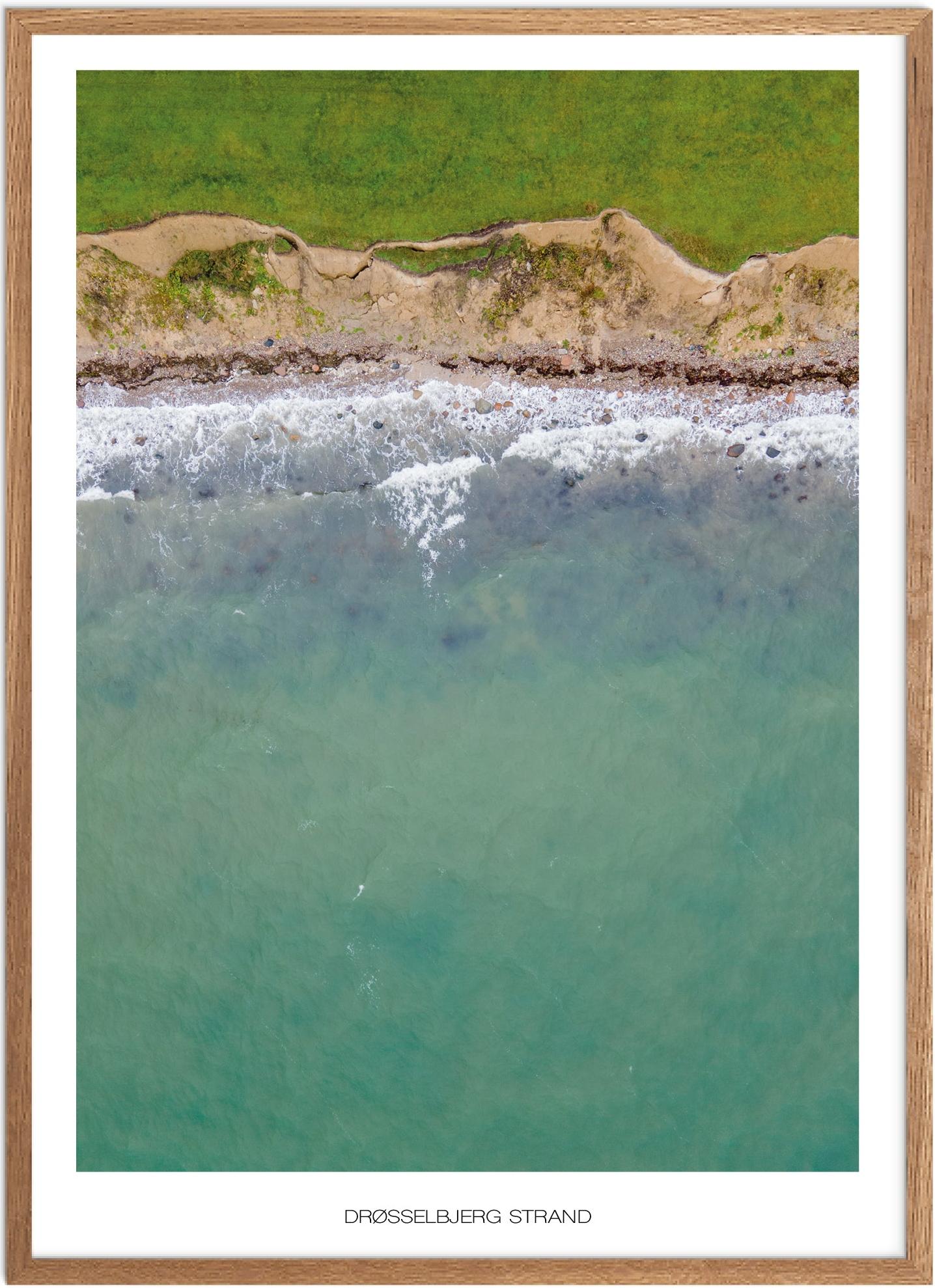 Plakat af Drøsselbjerg Strand | Naturplakat fra Vestsjælland