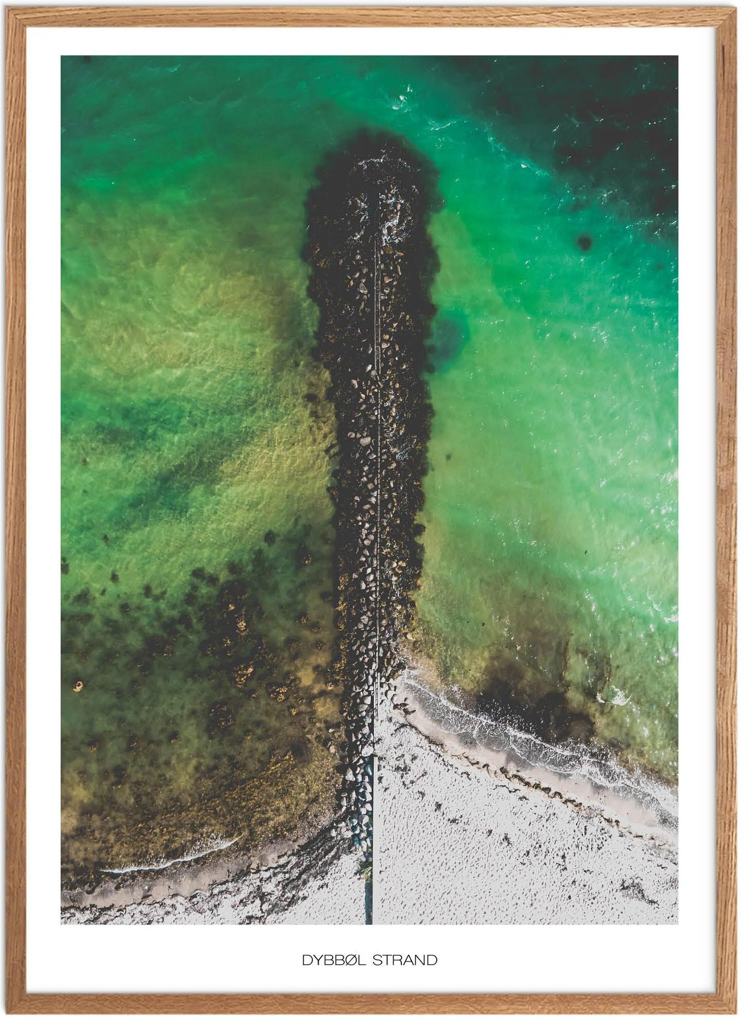 Plakat af Dybbøl Strand | Smuk naturplakat til hjemmet