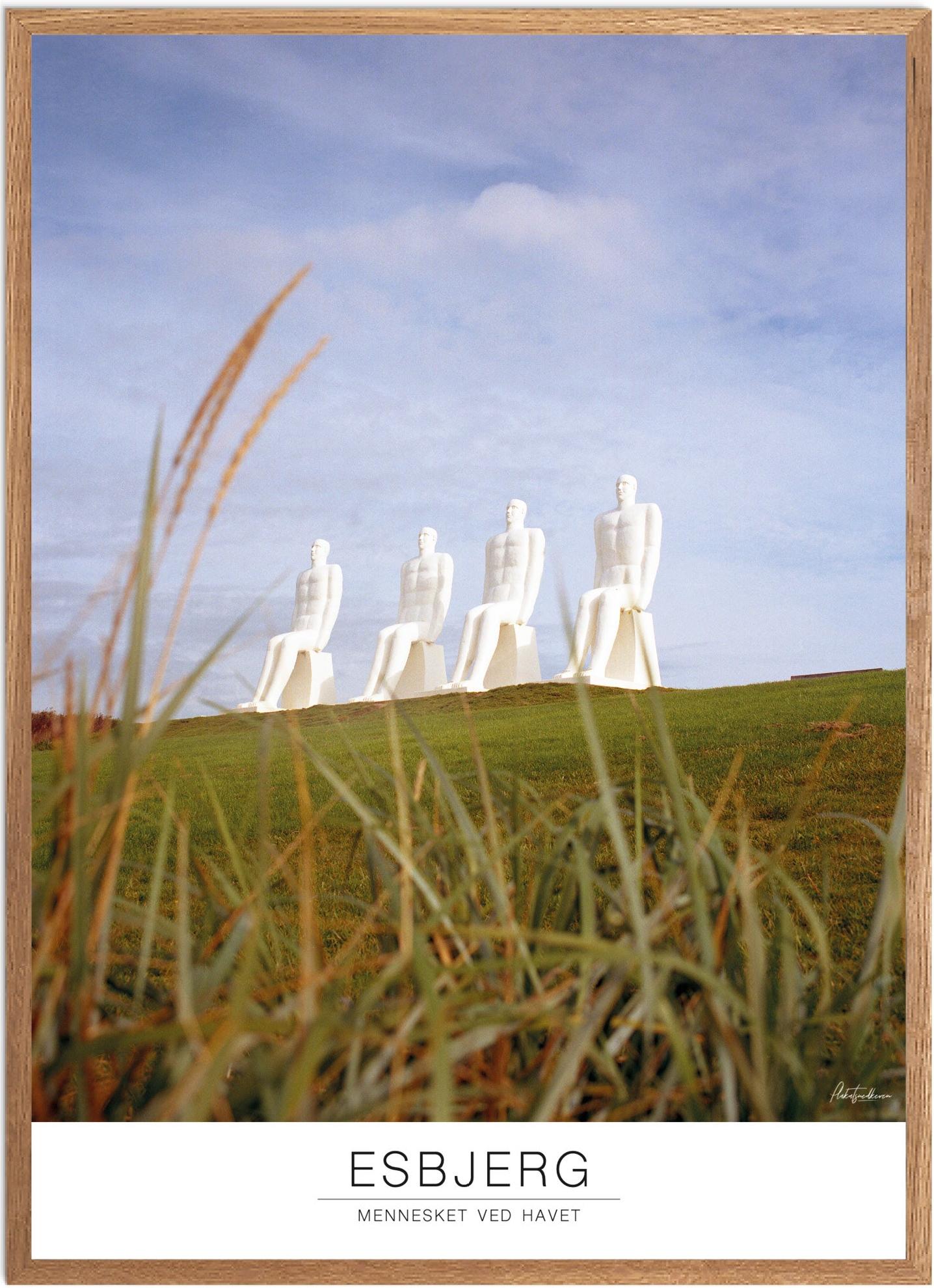 Plakat af Mennesket Ved Havet | Tidløs Naturplakat