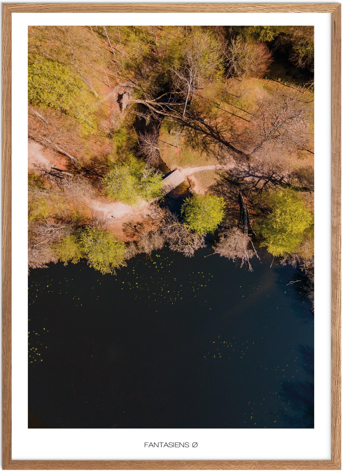 Plakat af Fantasiens Ø | Naturplakat fra Nordsjælland